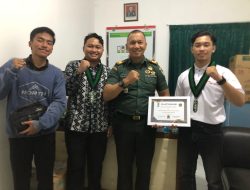 HMI Komisariat IAIPI Garut Jalin Silaturahmi dengan Koramil 1111 Tarogong Kidul