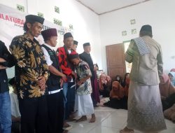 Pondok Pesantren Miftahul Huda Gelar Halal Bihalal dan Santunan Anak Yatim di Kampung Cikole, Desa Maroko