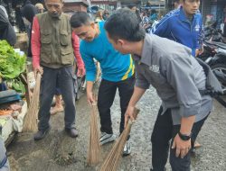 Gernas Mapan di Pasar Cisurupan, Jaga Kebersihan Lingkungan Pasar