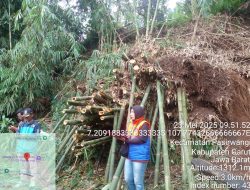 Tanah Longsor Landa Desa Pasirwangi, Satu Rumah Rusak dan Akses Jalan Terputus
