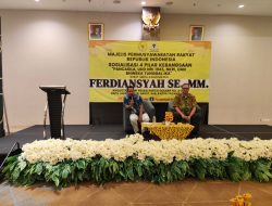 Anggota MPR RI Ferdiansyah, SE.,MM Kembali Sosialisasikan Empat Pilar Kebangsaan Kepada Para Pemuda & Tokoh Masyarakat